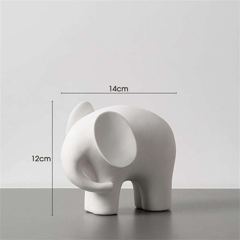 象の陶磁器の置物、家庭の装飾品を創造します Amazon.co.jp: tonntyann 象 置物 オーナメント インテリアかわいい